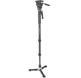تک-پایه-لیبک-Libec-Hands-Free-Monopod-Kit-with-TH-X-Pan-and-Tilt-Video-Head-and-Bowl-Clamp
